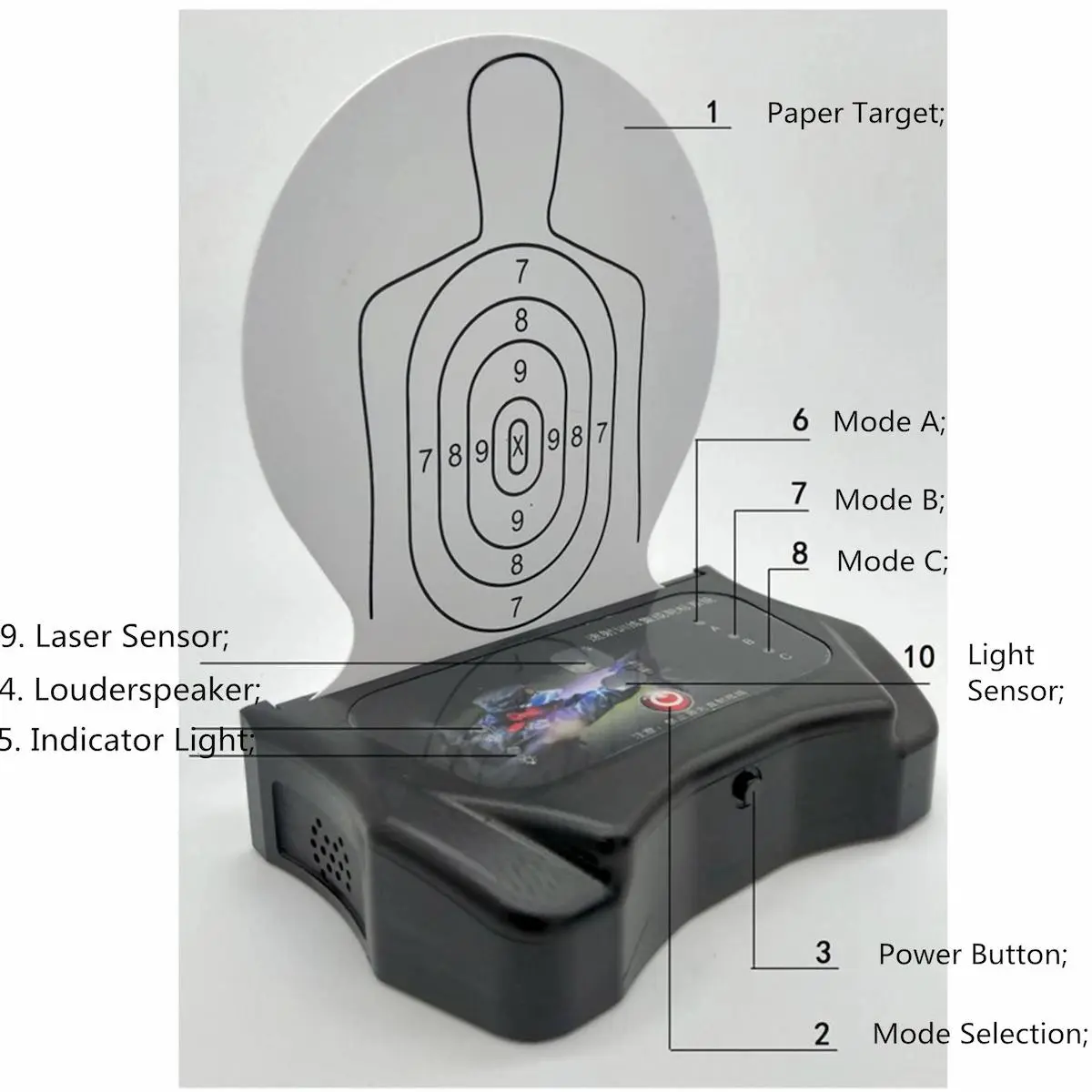 reflective target for laser bore sight